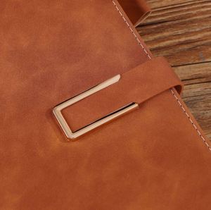 Wholesale Customized Metal Buckle Diary Customizable Pu Leather <b>A5</b> Notebook - Product Image 2