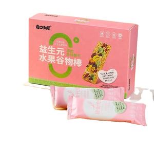 Barre de céréales protéinée probiotique, flocons d'avoine, noix, fruits, barre énergétique, substitut de repas, biscuits riches en fibres, aliments rassasiants - Product Image 1