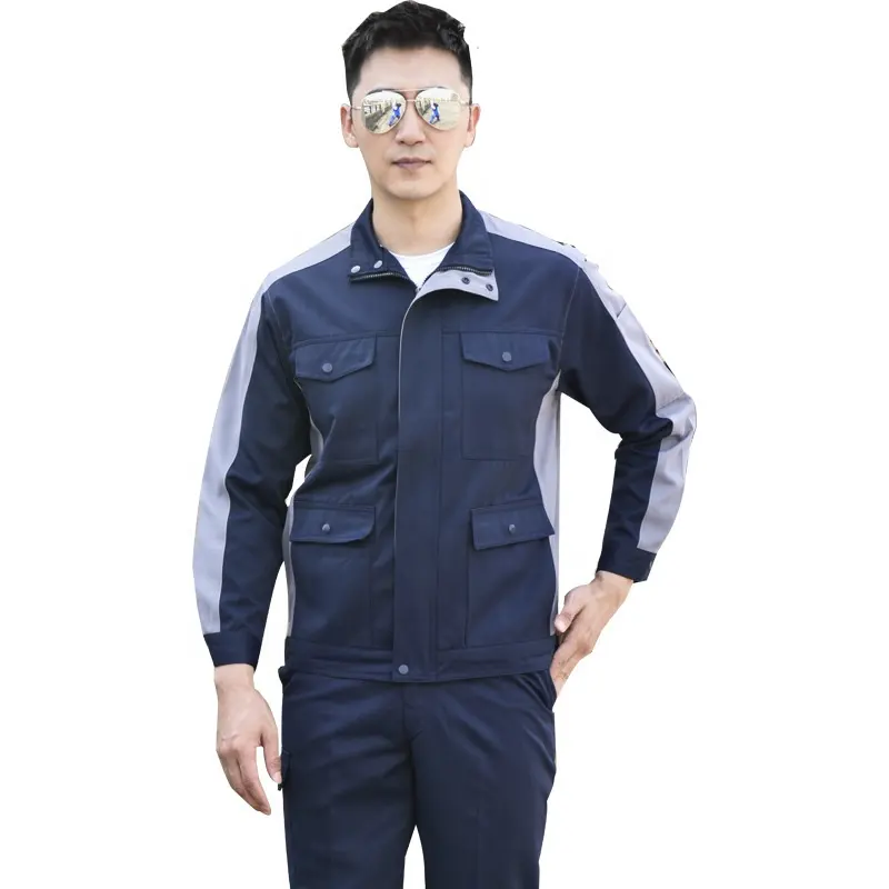 Benutzer definiertes Logo Arbeits kleidung Hersteller Männer Arbeits kleidung für Mechaniker Fabrik Werkstatt Arbeits anzüge Uniform