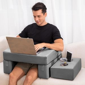 अतिरिक्त बड़े समायोज्य लैपटॉप डेस्क कोस्टर गेमिंग रीडिंग तकिया मेमोरी फोम हाथ बिस्तर के लिए सोफे फर्श के लिए आराम - Product Image 1