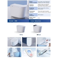 Asiento de Inodoro Inteligente de Cerámica Multifuncional Moderno con Sensor de Cierre Lento y Tapones Personalizados para Decoración de Villas