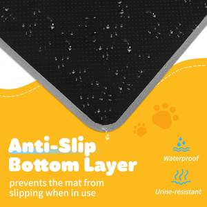 <span class=keywords><strong>Tapis</strong></span> de litière pour chat Design nid d'abeille double couche matériau EVA respirant facile à nettoyer <span class=keywords><strong>tapis</strong></span> Kitty avec receveur bac à litière boîte - Product Image 5