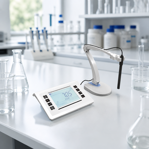 pH-mètre de paillasse numérique portable avec mesure de pH, DO, conductivité et TDS, pour l'étalonnage de l'eau - Product Image 2