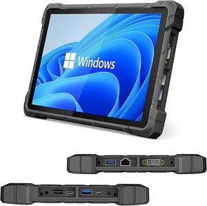 Tableta Robusta con Windows 11 Pro, Celeron de Cuatro Núcleos, 8 GB de RAM/128 GB de ROM, Tableta Windows con 4G LTE, GPS, Pantalla Táctil de 10.1 Pulgadas y Resolución de 1920x1200 - Product Image 1