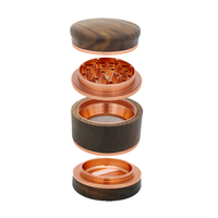 Broyeur créatif en bois, accessoire de fumage, avec Logo personnalisé, pour herbe, épices et tabac