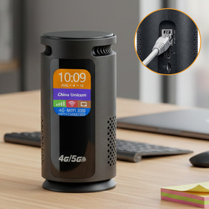 Router Wi-Fi DNXT per Casa, Router Wireless Economico con SIM LTE, Router Wi-Fi 6 WAN/LAN con Display LCD, 300Mbps, USB Tipo-C per Uso Domestico - Product Image 1