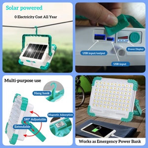 ไฟส่องสว่างโซลาร์เซลล์ OTHC PT 939 สำหรับใช้งานกลางแจ้งในสวน กันน้ำระดับ IP66 ใช้สำหรับตั้งแคมป์และไฟฉุกเฉิน พร้อมแบตเตอรี่ความจุสูง - Product Image 4