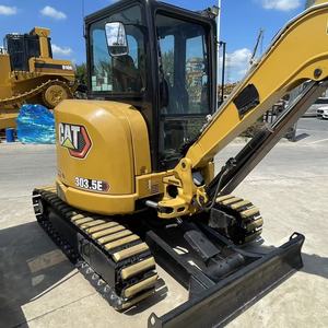 Mini-excavatrice CAT 303.5E, poids opérationnel 3,5 tonnes, godet de terrassement capacité 0,12 m³, excavatrice sur chenilles d'occasion - Product Image 4