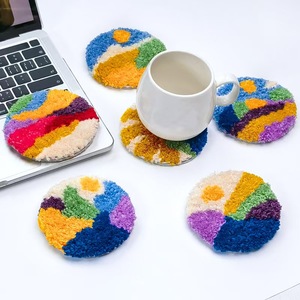 Kit de manualidades DIY con aguja de punch y almohadillas de lana termorresistentes para bordar flores, duradero, para alivio del estrés y arte. - Product Image 5