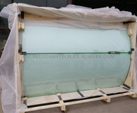 Verre trempé courbé de sécurité haute résistance pour façades de bâtiments architecturaux, murs et projets structurels