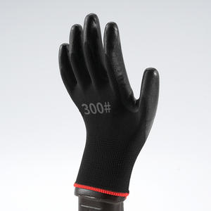 SWN007 Guantes de trabajo personalizados hombres trabajador mecánico trabajo industrial guantes de seguridad guantes de trabajo recubiertos de nitrilo de construcción - Product Image 1