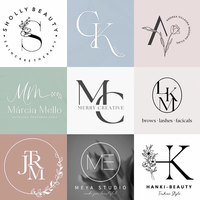 Logo promotionnel, design personnalisé, logo graphique professionnel clignotant, service de conception de logo