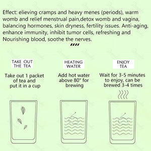 Dromaka 여성 요니 케어 허브 티-유기농 성분을 100% 생리의 편안함과 클렌징 의식에 대한 자연 지원 - Product Image 3