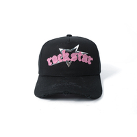 2025 nouveau Design personnalisé Gorras 5 panels bord incurvé luxe Pvc Patch logo broderie avec strass mode casquette de Baseball
