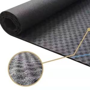 PUR-collé caoutchouc granulé acoustique isolation phonique absorbant les chocs polyuréthane collé <span class=keywords><strong>mousse</strong></span> rouleaux caoutchouc-liège tapis de découplage - Product Image 1