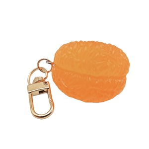 Llavero de resina con colgante de naranja de la serie Frutas, regalo para eventos, suministros para tiendas de té con leche - Product Image 5