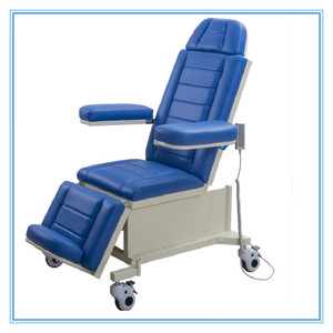 Silla de Hospital para Chinos en el Extranjero de Guangzhou XQ2014-D26, Ajustable, Inclinable, con Relleno de Espuma Azul Rey - Product Image 4