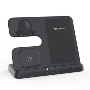 Base de Carga Rápida OEM CE FCC 3 en 1, Estación de Carga para iPhone, Base de Carga Rápida para Reloj Samsung, Cargador Inalámbrico - Product Image 1