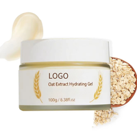 Gel hydratant à l'extrait d'avoine XM de marque privée OEM ODM naturel à l'extrait d'avoine et à l'huile d'olive soin du visage nourrissant en profondeur éclaircissant