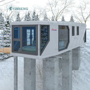 Villa de luxe préfabriquée à structure en acier, installation rapide et extensible, capsule spatiale, maison conteneur préfabriquée - Product Image 6