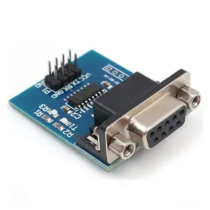 MAX3232 RS232 TTL seri Port dönüştürücü modülü DB9 konektörü ahududu Pi ve mikrodenetleyiciler için MAX232 3.3V-5.5V