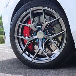 Cerchi Forgiati Lucidi Argento 17 18 19 20 21 22 Pollici 5x100/5x112/5x114.3/5x120 per Benz AMG GT/CLA200 BMW M3/M4/M5 <span class=keywords><strong>Tesla</strong></span> <span class=keywords><strong>Model</strong></span> Y - Product Image 4