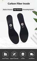 Plantilla de carbono de alto rendimiento Anti torsión y absorción de golpes Plantilla de zapato de senderismo de fibra de carbono de fútbol
