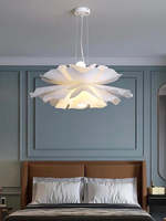 Lustre moderne à LED en forme de fleur pour la maison, restaurant, style nordique simple pour la décoration intérieure de la chambre et de la salle à manger