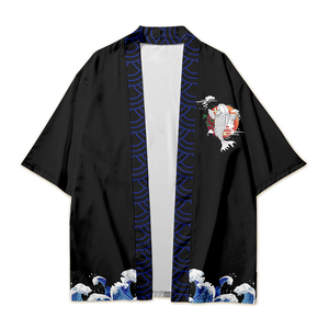 <span class=keywords><strong>Kimono</strong></span> Haori personnalisé professionnel avec impression par sublimation, motif de personnage d'anime, vêtement d'extérieur léger de style folklorique <span class=keywords><strong>japonais</strong></span> - Product Image 4