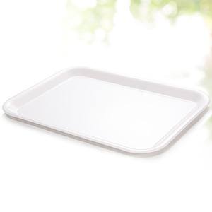 White Rectangular Melamine <b>Tray</b> A5 Size For Hotel Coffee <b>Tea</b> Serving Commercial Use - Product Image 3