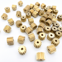 Engrenages droits en laiton usinés CNC, petit module, non standard, pour automatisation médicale, OEM/ODM, tolérance 0,01-0,05 mm, autolubrifiants, faible bruit