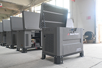 Générateur silencieux multi-carburant 8KVA CNG LNG GPL avec boîtier étanche, démarrage électrique, direct usine, 5KVA 6KVA 10KVA