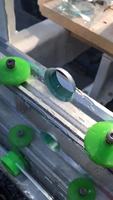 Machine industrielle de traitement du verre verticale THUNDER, équipement de fraisage et de perçage du verre vertical contrôlé par CNC