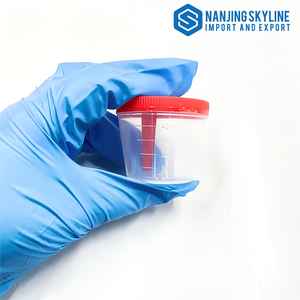 Контейнер для сбора мочи, стерильный образец, флакон, чашка 15 мл-120 мл, размеры с этикеткой, стерильный контейнер для мочи для больницы - Product Image 3