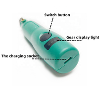 Mini perceuse à 102 vitesses, machine à graver les bijoux, chargeur USB sans fil, meuleuse rotative avec 3 vitesses de polissage, meuleuse électrique DIY