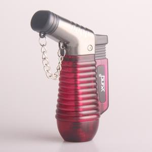 Allume-cigare rechargeable à double jet Allume-cigare transparent visible à chambre à gaz étanche au vent avec <span class=keywords><strong>flamme</strong></span> réglable - Product Image 2