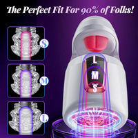 Best-seller : Gobelet de masturbation intelligent à léchage de langue entièrement automatique, gobelet anti-stress, appareil de masturbation pour hommes adultes