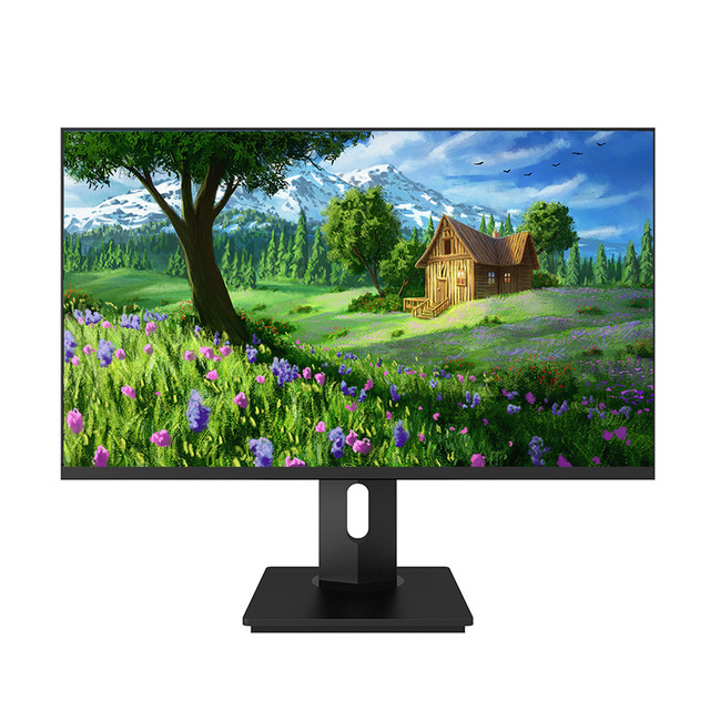 PC 24 Inch Frameless Type-c Monitor with Lifting Base 1080P 75HZ Ips Screen Monitor