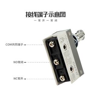 Micro-interrupteur étanche à réinitialisation automatique CNTD Changde Electric CZ-7124 avec poignée longue et rouleau 220v Max. Tension - Product Image 4