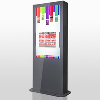 Panneaux d'affichage numérique d'extérieur programme de marketing d'affiliation publicité extérieure LCD étanche kiosque d'information libre-service