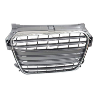 Car A1 S1 Upgraded RS1 Style Honeycomb Glossy Black Front Grill Grille pour Audi A1 S1 8X 2011 2012 2013 2014 2015