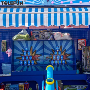 Tolefun, juego comercial de carnaval, pesca de plátano de madera para interiores/exteriores para Parque de aventuras con payaso y accesorios de juguete - Product Image 6