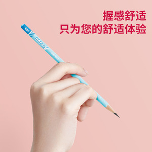 Lápiz Triangular Deli S900 HB para Estudiantes, Lápiz de Madera para Escribir, Empaquetado en Caja de Papel, Fácil de Usar, Corrige la Postura de Agarre - Product Image 4