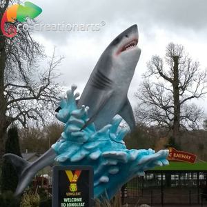 Décoration thème animal 3D en fibre de verre, réaliste, style Zigong, nouveauté - Product Image 6