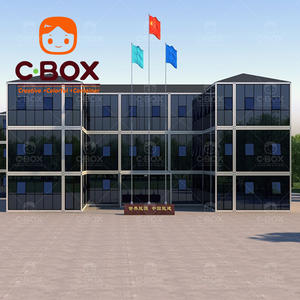Cbox Wholesale Prefab Modular Site Office Modular Project Department 3-Story Buildings Hotel Flat Pack Container House - Product Image 1