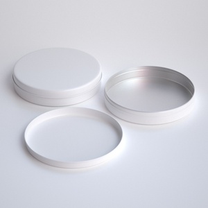 Envase Redondo de Aluminio de 200 ml, Ecológico, para Cosméticos, con Tapa Metálica, para Bálsamo Labial, Cuidado de la Piel y Polvos Sueltos - Product Image 3