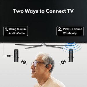 Kit Essenziale per l'Udito - Amplificatore Acustico Wireless con Conduzione Ossea - Product Image 2