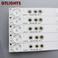 Barra de Retroiluminación LED para TV Gj-2K16-430-D510-V4, Tiras de Retroiluminación LED para TV de 43'' 43Puf6701 43Puf6061/T3 Evertop