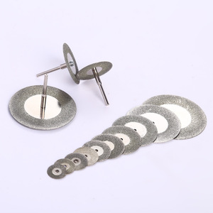 Mini juego de hojas de sierra <span class=keywords><strong>circular</strong></span> de diamante, molino de dientes, virutas de <span class=keywords><strong>esmeril</strong></span>, hoja de sierra eléctrica, herramientas de corte de piedra - Product Image 4