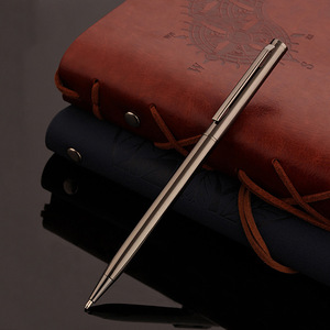Biểu Tượng Tùy Chỉnh New Đen Kim Loại Mỏng Twist Bút Bi 1.0Mm Bằng Văn Bản Chiều Rộng Mới Lạ Khách Sạn Quà Tặng Đám Cưới Bút Trong Bạc Vàng Vàng Hồng - Product Image 4